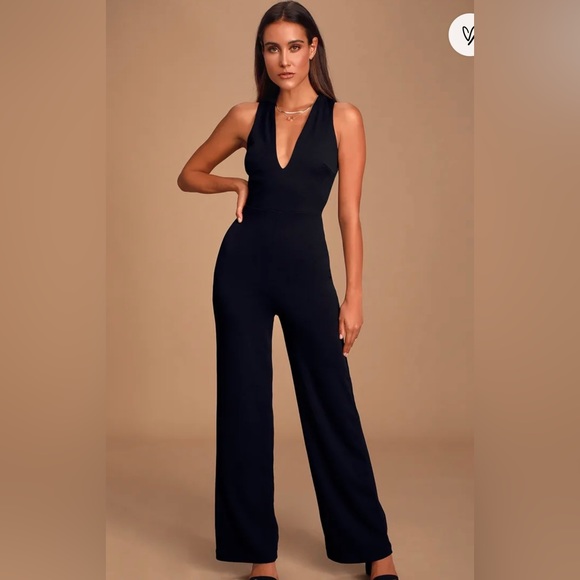 Lulus Black Jumpsuit - XS - NWT - Picture 4 of 5